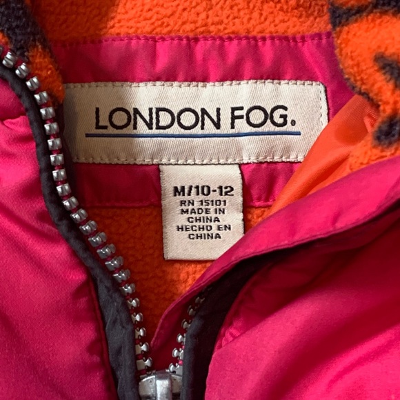 London Fog Girl's Puffer Jacket Size M/10-12 - Picture 4 of 5